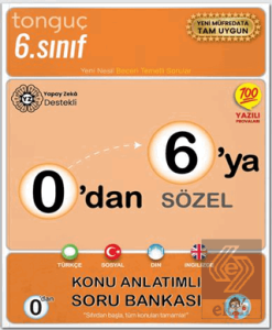 0dan 6ya Sözel Konu Anlatımlı Soru Bankası