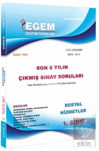 1. Sınıf Sosyal Hizmetler Son 6 Yılın Çıkmış Sınav Soruları (Kod 508)