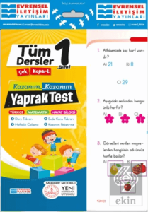 1.Sınıf Tüm Dersler Yaprak Test
