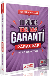 10 Günde Temel Atma Garanti Paragraf Video Ders Kitabı