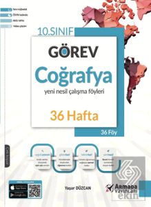 10. Sınıf Görev Coğrafya Çalışma Föyleri (36 Hafta)