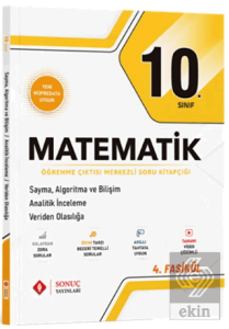 10. Sınıf Matematik Sayma Algoritma ve Bilişim Analitik İnceleme Veriden Olasılığa
