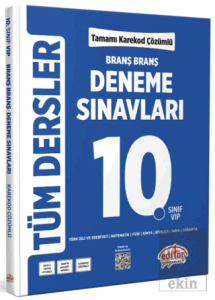 10. Sınıf Tüm Dersler Branş Branş Tamamı Çözümlü Deneme Sınavları