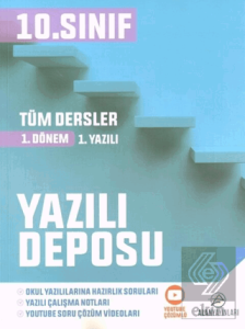 10. Sınıf Tüm Dersler Yazılı Deposu 1. Dönem 1. Yazılı