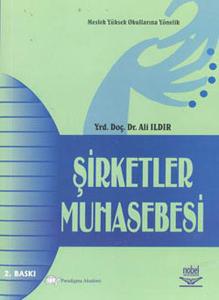 2. EL ÜRÜNDÜR!!!!! Şirketler Muhasebesi (Ali Ildır)