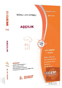 2. Sınıf Aşçılık Güz Dönemi 3. Yarıyıl Tüm Dersler Konu Anlatımlı Soru Bankası (234)