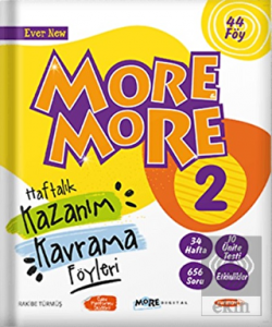 Kurmay ELT 2. Sınıf More & More Haftalık Kazanım Kavrama Föyleri