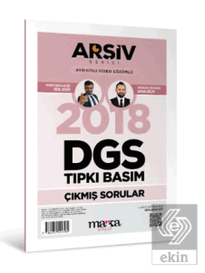 2018 DGS Arşiv Serisi Tıpkı Basım Çıkmış Sorular