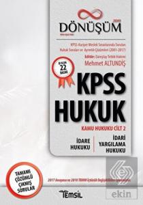 2019 Dönüşüm KPSS Hukuk - Kamu Hukuku Cilt 2 - İda