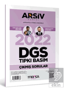 2022 DGS Arşiv Serisi Tıpkı Basım Çıkmış Sorular