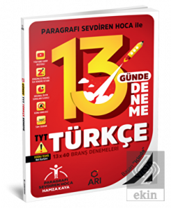 2023 TYT Türkçe 13 Günde 13x40 Branş Denemeleri Ar