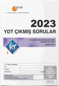 2023 YDT Çıkmış Sorular Tıpkı Basım Kitapçığı