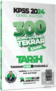 2024 KPSS Genel Kültür Tarih 300 Soruda Tamamı Video Çözümlü Genel Tekrar Kampı