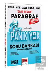 2024 KPSS YKS MSÜ Bay Panik Yok Paragraf Orta Sevi