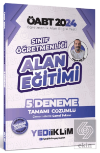 2024 ÖABT Sınıf Öğretmenliği Alan Eğitimi Tamamı Çözümlü 5 Deneme