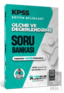 2025 Atölye Serisi KPSS Eğitim Bilimleri Ölçme ve Değerlendirme Tamamı Video Çözümlü Soru Bankası