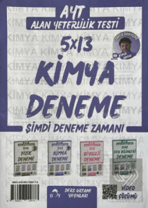 2025 AYT Kimya 5x13 Deneme