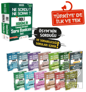 2025 Hukuk Atölyesi Adli Hakimlik Ne Sordu Ne Sorar Soru Bankası Modüler Set
