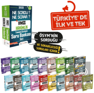 2025 Hukuk Atölyesi HMGS Hakimlik Ne Sordu Ne Sorar Soru Bankası Modüler Set