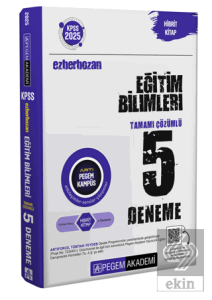 2025 KPSS Ezberbozan Eğitim Bilimleri Tamamı Çözümlü 5 Deneme
