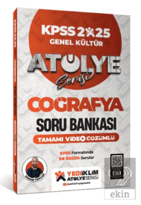 2025 KPSS Genel Kültür Atölye Serisi Coğrafya Tamamı Video Çözümlü Soru Bankası