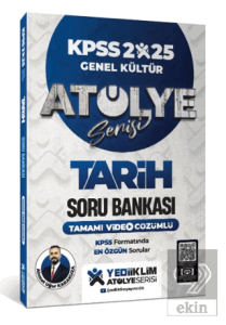 2025 KPSS Genel Kültür Tarih Atölye Serisi Tamamı Video Çözümlü Soru Bankası