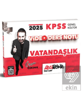 2025 KPSS Genel Kültür Vatandaşlık Video Ders Notu