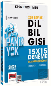 2025 KPSS YKS MSÜ Tamamı Çözümlü Panik Yok Zor Seviye Dil Bilgisi 15x15 Deneme