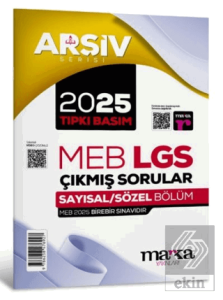 2025 LGS Arşiv Serisi Tıpkı Basım Çıkmış Sorular