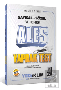2025 Master Serisi ALES Sayısal-Sözel Yetenek Çek Kopart Yaprak Test