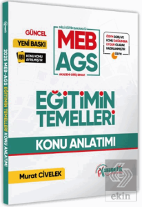 2025 MEB-AGS Eğitimin Temelleri Görsel Destekli Konu Anlatımı Kitabı