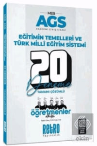 2025 MEB AGS Eğitimin Temelleri ve Türk Milli Eğitim Sistemi Öğretmenler Ekibi 20 Deneme