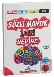 2025 MEB-AGS KPSS ALES DGS Sözel Mantık İleri Seviye 4x30 Tamamı Video Çözümlü Deneme Sınavı