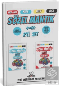2025 MEB-AGS KPSS ALES DGS Sözel Mantık Orta-İleri Seviye 4x60 Tamamı Video Çözümlü Deneme Sınavı