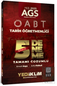2025 MEB AGS ÖABT Tarih Öğretmenliği Tamamı Çözümlü Tarihin İzinde Eşsiz 5li Deneme