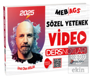 2025 MEB-AGS Sözel Yetenek Video Ders Notları