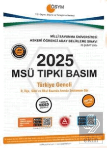 2025 MSÜ Çıkmış Sorular
