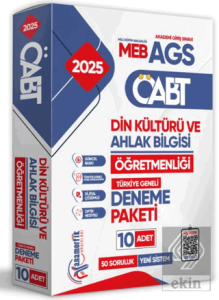 2025 ÖABT Din Kültürü ve Ahlak Bilgisi Anamorfik DKAB Öğretmenliği 10lu Çözümlü Paket Deneme TG
