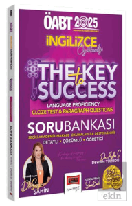 2025 ÖABT İngilizce Öğretmenliği The Key To Cloze Test And Paragraph Questions Tamamı Detaylı Çözümlü Soru Bankası