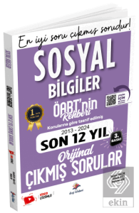 2025 ÖABT MEB-AGS nin Rehberi Sosyal Bilgiler Öğretmenliği Çıkmış Sorular Son 12 Yıl Çözümlü