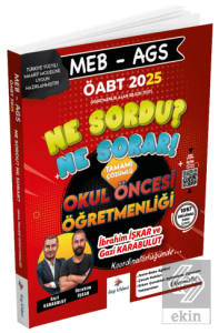 2025 ÖABT MEB-AGS Okul Öncesi Öğretmenliği Ne Sordu Ne Sorar Soru Bankası Çözümlü