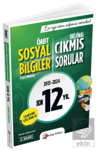 2025 ÖABT MEB-AGS Sosyal Bilgiler Öğretmenliği Çıkmış Sorular Son 12 Yıl Çözümlü