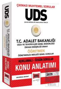 2025 T.C Adalet Bakanlığı UDS Ceza ve Tevkifevleri Genel Müdürlüğü Ünvan Değişikliği Sınavı Öğretmen Konu Anlatımı