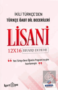 2025 Türkçe ÖABT Lisani Dil Becerileri 12x16 Branş Denemeleri