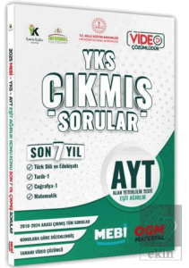 2025 YKS-AYT MEBİ Eşit Ağırlık (TM) Çıkmış Soru Bankası Konu Konu Son 7 Yıl Video/PDF Çözümlü
