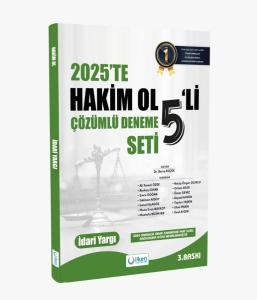 2025'Te Hakim Ol 5'Li İdari Yargı Çözümlü Deneme Seti