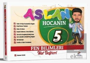 2026 5. Sınıf Fen Bilimleri Aslan Hocanın Not Defteri