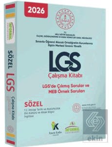 2026 8. Sınıf MEB Örnek Soruları LGS Sözel İnkılap Tarihi - Din Kültürü - İngilizce Çalışma Kitabı