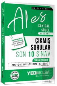 2026 ALES Sayısal Sözel Yetenek Tamamı Çözümlü Son 10 Sınav Çıkmış Sorular (23 Kasım 2025 ALES-3 Ekli)
