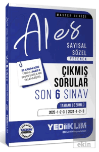 2026 ALES Sayısal Sözel Yetenek Tamamı Çözümlü Son 6 Sınav Çıkmış Sorular (23 Kasım 2025 Ales-3 Ekli)